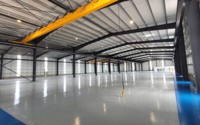 Recepción de nueva nave logística en el aeropuerto de Teruel