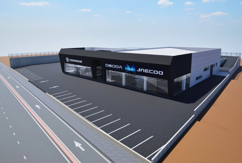 Urbialba inicia la construcción de un nuevo concesionario de vehículos OMODA-JAECOO en Valencia