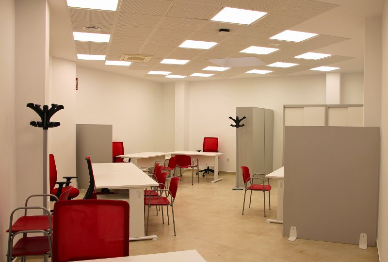 Reforma de oficinas de Cruz Roja en Albacete
